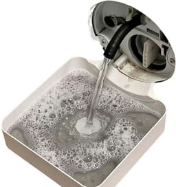 Lekbak Wasmachine - Afvoerbak voor wasmachine - Afvalwaterbak van de wasmachine - Afvalwateropvangbak - 16.5 × 17.5cm - Geschikt voor wasmachines - Universeel - Wit — thumbnail 1