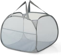 Opvouwbare Wasmand - Grijs - 36 x 36 x 58 cm - Lichtgewicht en Duurzaam Ontwerp - Voor Badkamer, Slaapkamer en Reizen — thumbnail 4
