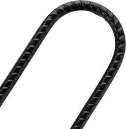 12 Stuks 30 cm Zwarte Grondankers, U-vormige Gegalvaniseerde Tentpinnen, Tuinankers voor Tent, Trampoline en Campinggebruik — thumbnail 5
