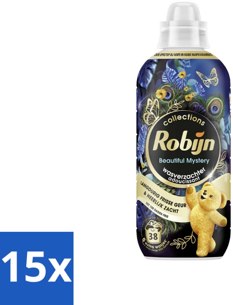 15 x Robijn – Wasverzachter – Beautiful Mystery – 765 ml - Koffiezetapparaat — afbeelding 1