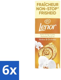 Lenor – Geurbooster – Amber & Orchidee – 12 Wasbeurten – 155 g - Voordeelverpakking - 6 stuks — thumbnail 1
