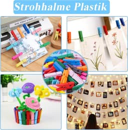 Wasknijpers - kleine wasknijpers om foto's, collages, ansichtkaarten, cadeaus op te hangen — thumbnail 4