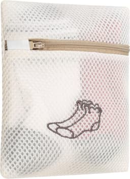 Waszakken voor de wasmachine - Ideaal voor delicate kleding, bh's, ondergoed en sokken - 18 x 20 cm met rits — thumbnail 1