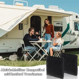 2 Stuks Actieve Koolstoffilter 128x99x22mm voor SOG Afzuigsysteem — thumbnail 3