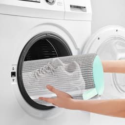 Dailygoods - OMJMYY 2 stuks waszakken voor schoenen, wasmachine, waszak voor schoenen, herbruikbaar, waszakken voor schoenen met ritssluiting, bescherming voor schoenen en kleding (grijs) — thumbnail 4