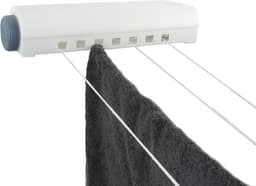 Waslijn - Drooglijn - Buiten drogen - 25 meter lengte - 4 draden - Wit — thumbnail 3