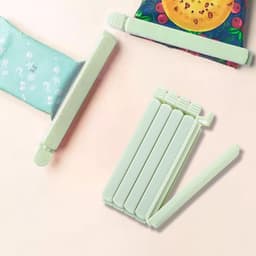 Zak Sluitclips - Voedsel Clips - Keuken Organisatie - Stevig PP Materiaal - 20 Stuks - Groen — thumbnail 2