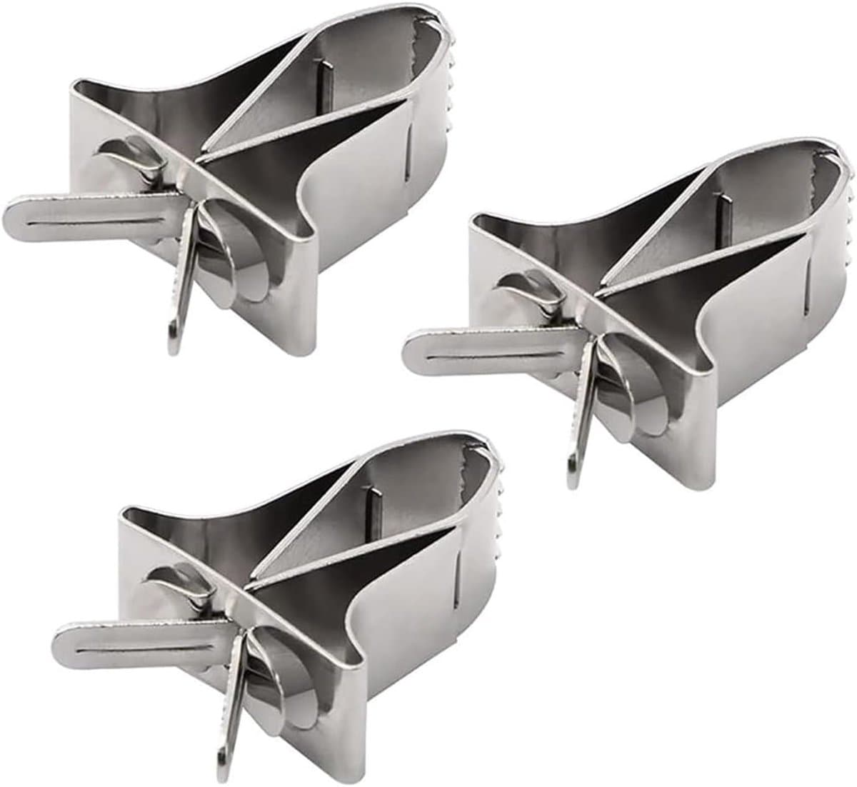 Metalen Vogelvoeder Clips - Voedsel Klemmen - Huisdieren Voeden - Morsbestendig Ontwerp - 4.8 x 3.2 cm - Metaal — afbeelding 1