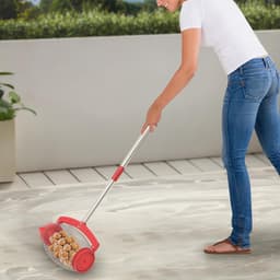 Notenverzamelaar - Rolverzamelaar - Zaden Oogsten - Verstelbare Lengte - 15 Liter Capaciteit - Rood — thumbnail 3