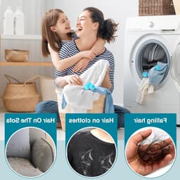 15 Stuks Herbruikbare Haarvangers voor Wasmachine - Verwijdert Dierenharen, Lint en Pluisjes Efficiënt — thumbnail 5