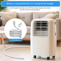 Afvoerslang Dehumidifier - Slang Airco - Water Afvoeren - Lekvrije Aansluiting - 3/4/5 Meter - Veelkleurig — thumbnail 3