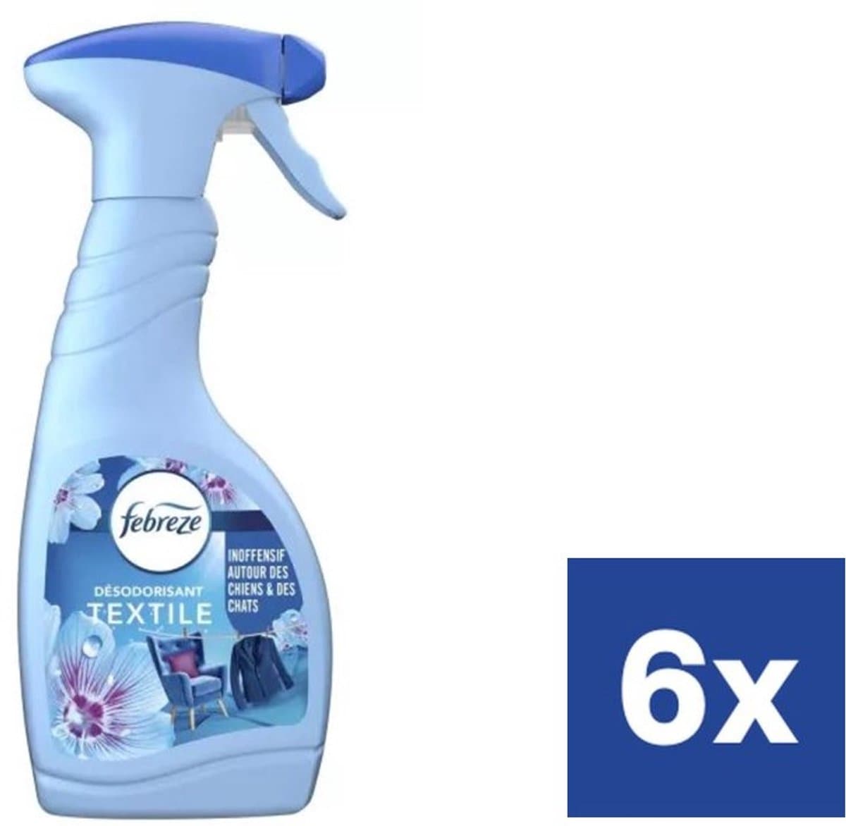 Febreze Textielverfrisser Spray Lenor - Spring Awakening 6x 500ml — afbeelding 1