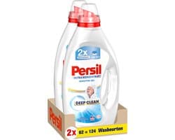 Persil Ultra Concentrated Sensitive Wasmiddel | 2 x 62 wasbeurten | Voordeelverpakking