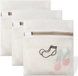 Set van 3 Wasnetten voor Delicate Kleding, Ondergoed en Schoenen - Ideaal voor Reis en Wassen, 18 x 20 cm — thumbnail 1