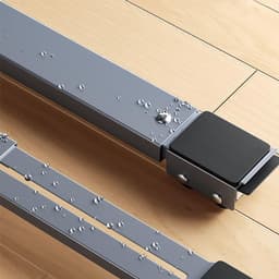 2-delige wasmachine-ophangbeugel - Met wielen - Antislip telescopische verstelbare beugel - Koelkastonderstel - Universele zwenkwielen - Geschikt voor drogers, koelkasten, vaatwassers en vriezers - Verdikte dubbele rij - Zilver — thumbnail 4