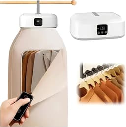 Draagbare Elektrische Droger – Opvouwbare 600W Warmtepompdroger met Timer – Elektrische Kledingdroger – Geschikt voor Appartementen, Huis, Reizen — thumbnail 2