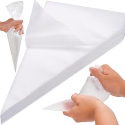Wegwerp Spuitzakken - Transparant - 33 x 22 cm - Professionele Kwaliteit - Voor Bakken en Decoreren — thumbnail 1