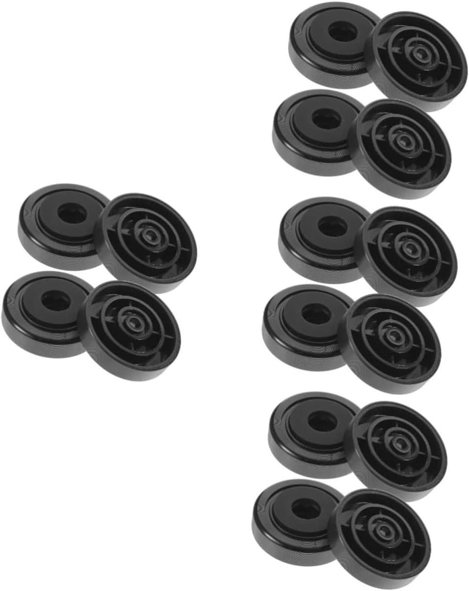 Luidspreker Isolatie Voetjes - Speaker Dempers - Geluidsverbetering - Trillingsdempend Aluminium Rubber - 4x4x1 cm - Zwart — afbeelding 1