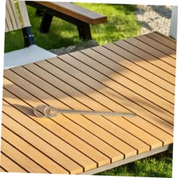 Hondenanker met Oog - Grondpen Anker - Veilig Vastzetten - Weerbestendige Constructie - 23 cm Lengte - Goudkleurig — thumbnail 3