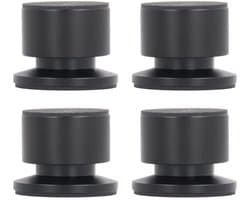 Luidspreker Isolatie Voeten - Speaker Dempers - Audio Verbetering - Verstelbare Hoogte - 4 Stuks - Zilver
