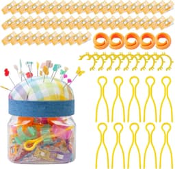 Naaiclips Set - Stofklemmen - Stoffen Vasthouden - Antislip Grip - 76 Delig - Multicolor — thumbnail 5