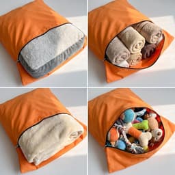Waszak 65 x 70 cm, huisdierwaszak, waszak, wasmachine voor honden- en kattenhaar, dierenhaarvanger, fijnmazig met - ShopVlot — thumbnail 5