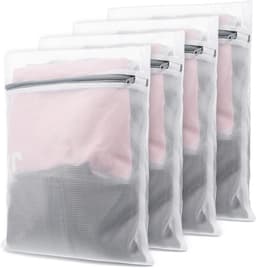4 Wasmachine Waszakken 30x40 cm - Kuiswaszak Met Rits Voor BH Sokken En Delicate Kleding - Beschermnet Voor Schoenen En Shirts - Reiswaszak Voor Fijne Was — thumbnail 1