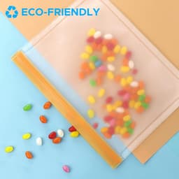 Herbruikbare Voedselzakken - PEVE Materiaal - Lekvrij Ontwerp - Waterdicht - Voor Voedselopslag — thumbnail 5