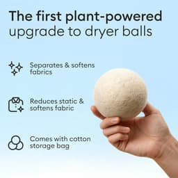 SnelShoppen - Natuurlijke Hennep Wasdroger Ballen, 4 Stuks, 35% Sneller, Hypoallergeen, Milieuvriendelijk, Stofconditioner, Snijdt Plooien en Statica — thumbnail 3