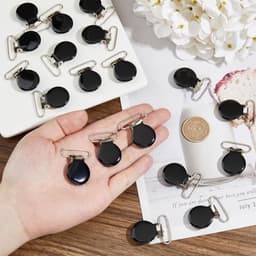 20 stuks ijzeren zware tapijthangclips 3.5x2.8cm zwarte metalen clip voor het ophangen van tapijten wandclips tapijtgrippers zware clips voor tapijt handdoek sjaal — thumbnail 2