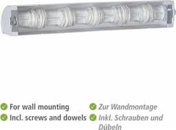 Wanddroogrek - 3.75m drooglengte - wit - plastic - met vijf touwen - ophangbaar - voor binnen en buiten — thumbnail 3
