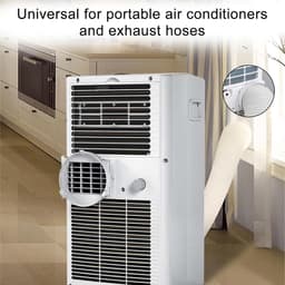 Koppelstuk Mobiele Airco Afvoerslang - Voor Ø15cm Afvoerslang airco slang - Conditioner Uitlaatslang Connector - Afvoerslangadapter voor mobiele airconditioners-afvoerslangadapter - Afvoerslang adapte - Afvoerslang Airco Klimaat — thumbnail 2