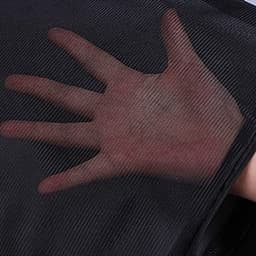 Set van 5 waszakken - Fijn gaas - Zipper - Zwart — thumbnail 5