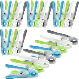 Wasknijpers met Sterke Klemkracht | Wasknijpers voor beddengoed, kleding, handdoeken en textiel, stevige grip voor binnen en buiten — thumbnail 1