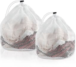 Waszak - 2 Stuks - Duurzaam Polyester - Waszak voor Kleding - Waszak voor Ondergoed - Waszak voor Baby Kleding - Beschermt Kleding in Wasmachine - Wasmachinezak — thumbnail 1