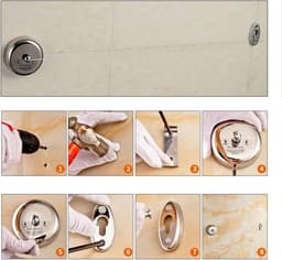 Intrekbare Waslijn - Kleding Droger Touw - Was Drogen Buiten - Roestvrij Staal - 2.8 Meter - Zilver — thumbnail 4