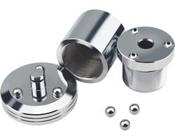 Schokabsorberende Voetjes - Trillingsdempers Stabilisatoren - Apparatuur Stabiliseren - Verstelbare Hoogte - 4 stuks - Zilver