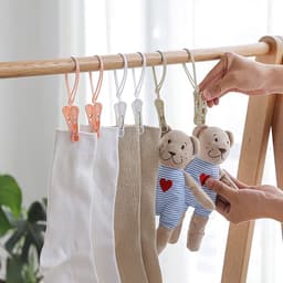 Kleding Pins - Wasknijpers Touw - Kleding Drogen - Ultra Sterke Klemkracht - 12 Stuks - Meerkleurig — thumbnail 2