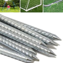 Sterke grondankers voor trampolines, tenten, hekken en schommels - Set van metalen haringen voor camping en opgravingen — thumbnail 2