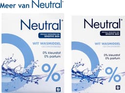 Neutral Wit Parfumvrij - 18 wasbeurten - Waspoeder — thumbnail 5