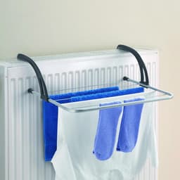 Tomado - Droogrek Favonio voor radiator, deur, balustrade of balkon - 3 meter drooglengte - Zilvergrijs — thumbnail 3