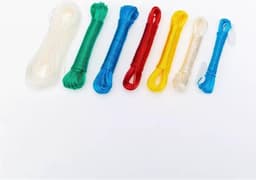 LOUZIR Waslijn met een haak - Drooglijn - Waslijndraad - Wit - 20 meter — thumbnail 4