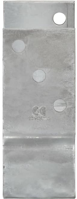 vidaXL - Grondankers - 6 - st - 9x6x15 - cm - gegalvaniseerd - staal - zilverkleurig — thumbnail 5