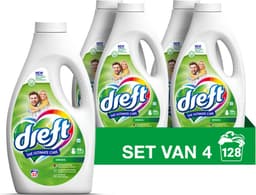 Dreft Vloeibaar Wasmiddel Origineel 32 Wasbeurten - 4 x 1,4 liter - Voordeelverpakking — thumbnail 2