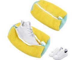 Net Shoe Washing Bag Dispenser met ritssluiting - Shoe Anti-Deformation Waszak - Beschermende Waszak voor Schoenen Wasmachine rek
