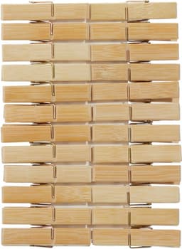 Cepewa Houten wasknijpers - 24x stuks - 7 cm - Huishoudelijke producten - knijpers - was ophangen — thumbnail 1