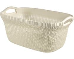 Curver Knit Wasmand - 40 liter - Oasis White — afbeelding 1