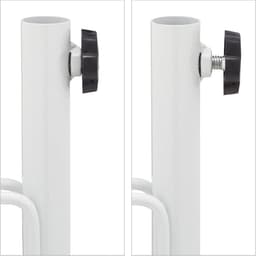 Metalen grondplug voor stokken van 17-23 mm - Wit - Voor tuin en strand JButtonanker — thumbnail 5