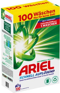 Ariel - Wasmiddel - Waspoeder - Quick Dissolving - Universal+ - 100wb/6000g — thumbnail 5