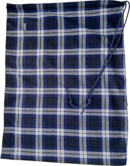 Bluvardi Katoenen waszak - XL- met trekkoord - Scottish blue — thumbnail 2